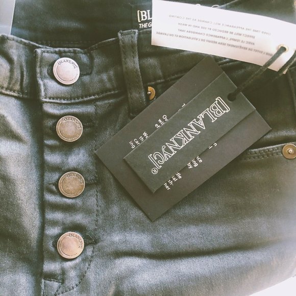 BLANKNYC Coated The Great Jones Skinny Jeans 27 - Picture 5 of 6